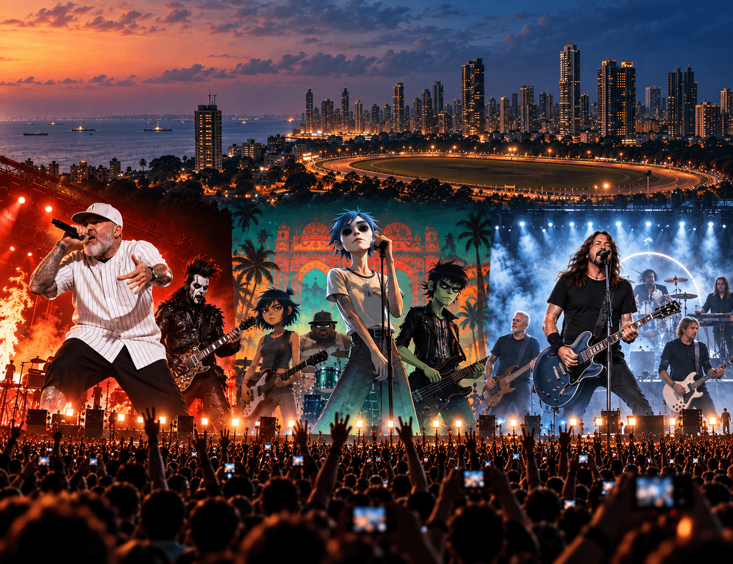 Limp Bizkit, Gorillaz and Foo Fighters: Nine Days, Three India Debuts and a Millennial Dream