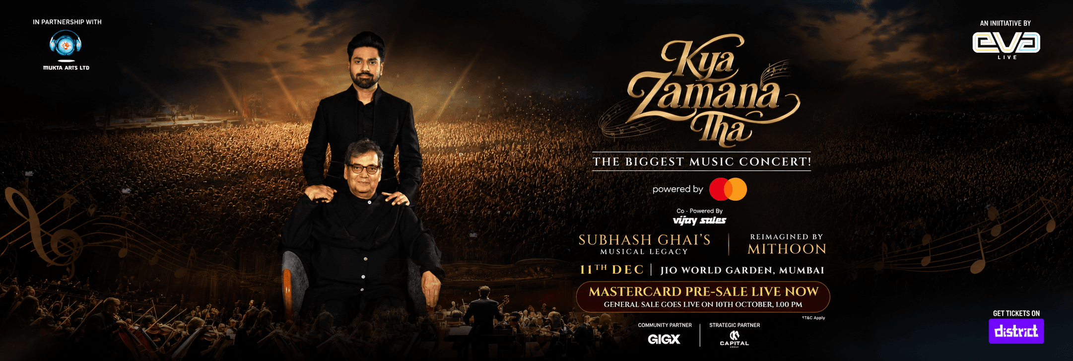Subhash Ghai’s Iconic Cinematic Music To Be Reimagined By Mithoon In An Exclusive Live Concert This December